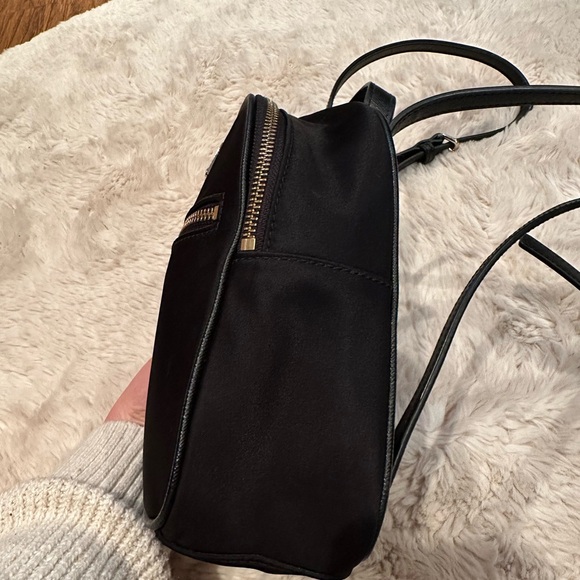 ♠️Kate Spade♠️ Mini Nylon Black & Gold Backpack - Picture 4 of 5